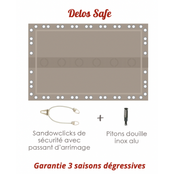 Bâche hiver sur mesure DELOS SAFE