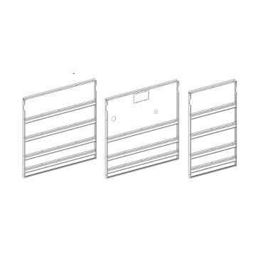 Panneau / Bride / Platine pour piscine Azteck ou Maxiwood (toutes générations)