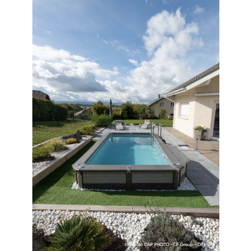 Piscine Azteck rectangulaire enterrée 5.10 x 3.50 m