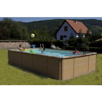 piscine acier resine rectangulaire