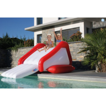 Toboggan de piscine Gonflable avec système hydrojet - RUPTURE