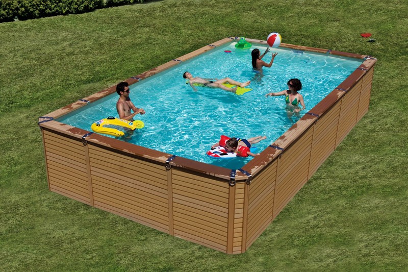 Piscine Hors Sol Resine Zodiac Zodiac Azteck Hors Sol Rectangle 7 3x4m