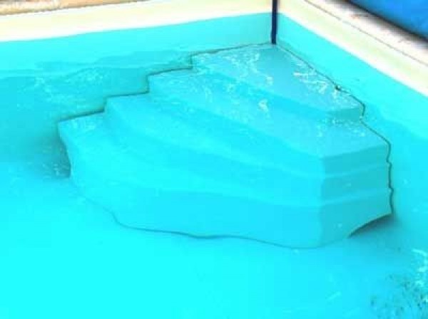 Escalier Piscine D Angle Cybele Hauteur 120cm