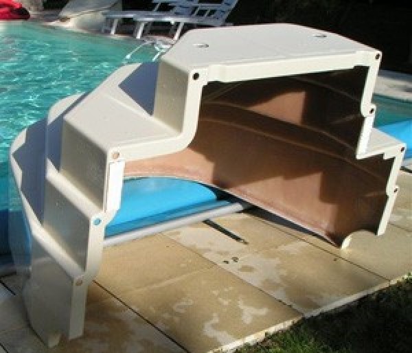 escalier piscine athena 1 5m hauteur 120cm