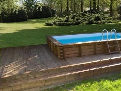 Piscine Bois Hors Sol Maeva 7x4m