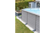 Piscine Azteck hors-sol mixte 8.90 x 4.05 m
