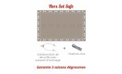 Bâche hiver sur mesure piscine bois hors-sol SAFE