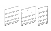 Panneau / Bride / Platine pour piscine Azteck ou Maxiwood (toutes générations)