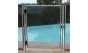 Portillon de piscine en aluminium et filet souple Beethoven