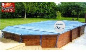 Couverture à barres Securit Pool Woody pour piscine bois hors-sol 