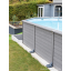 Piscine Azteck hors-sol mixte 8.90 x 4.05 m