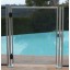 Portillon de piscine en aluminium et filet souple Beethoven