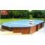 Couverture à barres Securit Pool Woody pour piscine bois hors-sol 