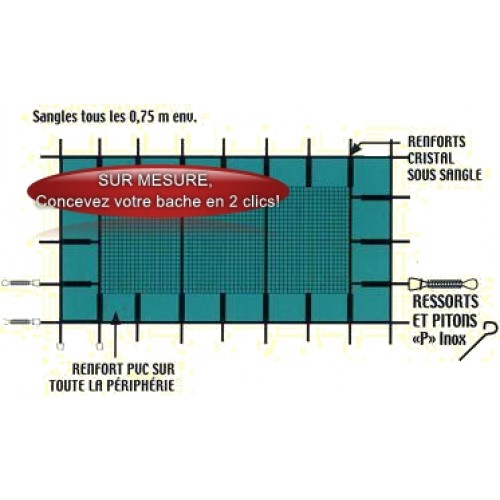 Bâche hiver filtrante Vernosc - Les Bonnes Affaires Piscines
