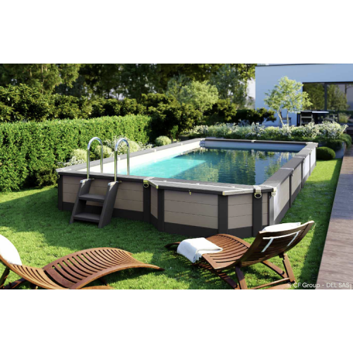 Kit piscine hors-sol AZTECK rectangulaire