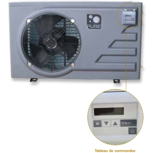 Pompe à chaleur PURE EVO 28 kw TRI pour piscine de 90 à 130m3